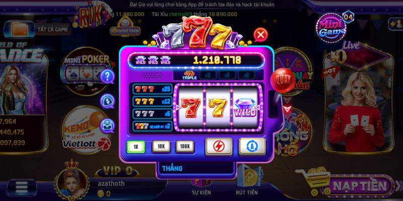 Các mẹo giúp tăng khả năng thắng khi chơi xèng 777 RIKVIP